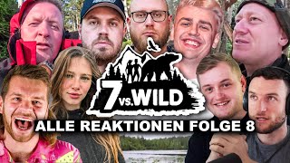 7 vs. Wild - ALLE Teilnehmer Reaktionen auf Folge 8 zusammengefasst