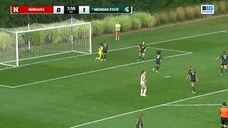 #5 Michigan State 4-1 Nebraska | Big10 | NCAA Women's Soccer 2024