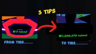 3 tips on how to improve ur donations||#plsdonate #robloxfyp