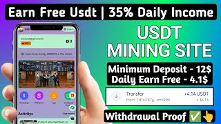 New Usdt Mining Site | Free mining sites | usdt mining apps | without deposit usdt mining sites 972