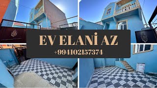 Masazırda yola 100m məsafədə 2 mərtəbə 4 otaq həyət evi 0102157374