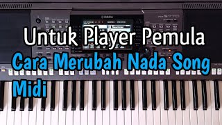 edit midi Nada Cowok menjadi nada cewek.