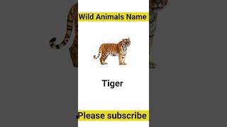 Wild Animals Name And Sounds For Kids l Learning Wild Animals Name And Sounds For Children