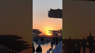 Detik-Detik Matahari Terbit Di Mesjid Nabawi Madinah