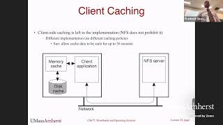 UMass CS677 (Spring'23) -   Lecture 23 -  Distributed File Systems