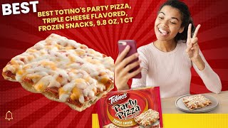 Best Totino's Party Pizza, Triple Cheese Flavored, Frozen Snacks, 9 8 oz, 1 ct,Review on Youtube