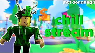 Roblox Pls Donate Live! (Raising + Chilling)