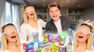 BLINDFOLDED TASTE TEST ft. TOFF (Georgia Toffolo)