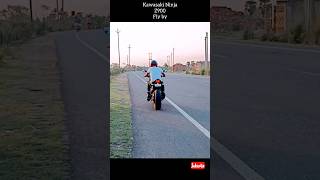 Kawasaki ninja Austin racing exaust loud fly by