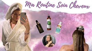 Ma routine cheveux 💁🏼‍♀️🧴| brillance, douceur, 0 fourche, longueur (soin capillaire) hair routine