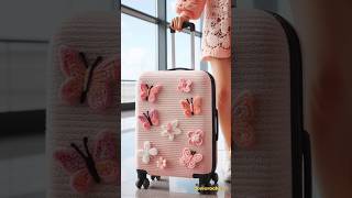 several crochet suitcase models (share ideas) #suitcase#croche#knit#travel