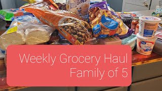 Grocery Haul! Its Been a While! Family of 5 Wal-Mart Grocery Pickup!