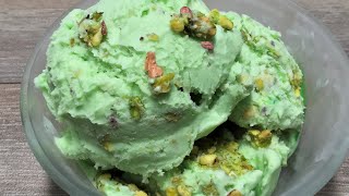 pista ice cream recipe | homemade pistachio ice cream | ice cream without eggs | no machine