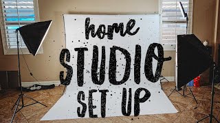 Set up my home photography studio with me! | Teal Garcia