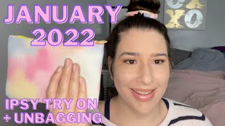 January 2022 Ipsy Glambag Try On + Unboxing |Katiexobeauty