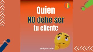 🚫 Mejor DECIRLES que NO ⭐⭐⭐ DEFINE tu CLIENTE IDEAL | #Lughmarmd