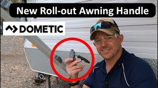 Caravan roll-out awning repair. Broken handle #dometic #caravan