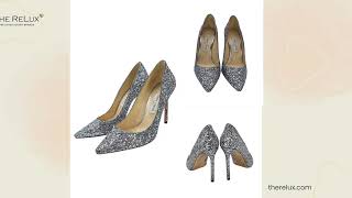 Jimmy Choo Romy 85 Glitter Pumps - Sz. 40 | The Relux