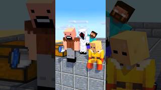 HELP Herobrine MLG Clutch VS Entity VS Notch #herobrine #minecraft #shorts #shortsminecraft