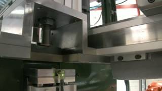 Automatic racking of parts prior to paint process with ABB robots and vision system PickVision