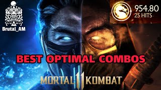 Best Optimal Combos (MK11) #1 بهترین کمبوهای مورتال کمبت 11 🔥