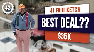 $35K - Best Deal On A Cruising Sailboat for Sale!! EP 42 #sailboatforsale #sailboattour