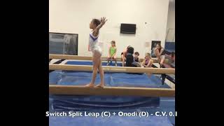 3 Crazy Combos Sunisa Lee trained on beam at the age of 12!!