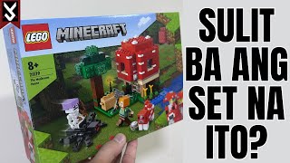 LEGO Minecraft The Mushroom House Sulit ba? Speedbuild Review