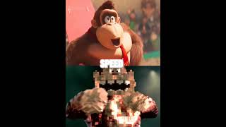 Donkey Kong(SMBM)vs Donkey Kong(Pixels) #edit#whoisstrongest#debate#donkeykong#pixel#supermariobros