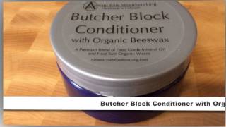 Butcher Block Conditioner with Organic Beeswax by Armani Fine Woodworking