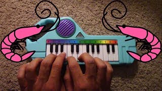 flamingo but it's played on a toy keyboard