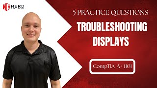 CompTIA A+ - 220-1101 - Domain 5.4 - Practice Questions - Troubleshooting Displays