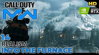 Call of Duty Modern Warfare "Into the Furnace" Gameplay Walkthrough on REALISM | Mission 14 | End