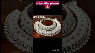 payal design with weight and price| silver payal design 2024 #payaldesigns #payal #shorts #anklets