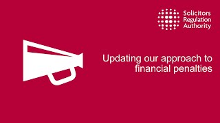 Updating our approach to financial penalties