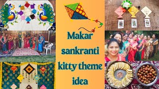 Sankrant theme kitty party idea/kitty theme/January kitty theme idea/Sankrant kitty theme decoration