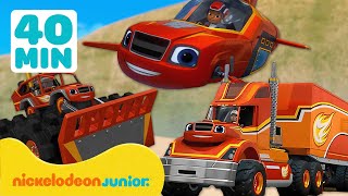 Blaze et les Monster Machines | Blaze se transforme en Big Rig Blaze ! 🚚 | Nickelodeon Jr. France