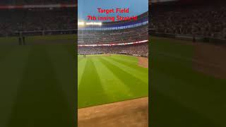 Target Field 7th inning Stretch #targetfield #minnesotatwins