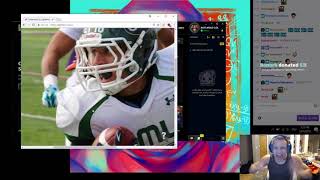 TYLER1 SHOWS FACEBOOK PICS ON STREAM | COLLEGE FOOTBALL | VASCULAR ARM | EROBB221