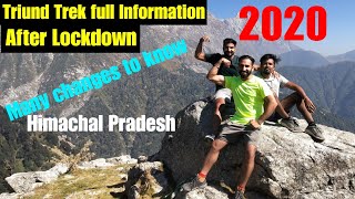 Triund trek 2020 - Triund trek after lockdown- Mclodganj - Dharamshala - Harminder Saini