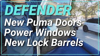 Land Rover Defender Puma Power Windows and Door locks