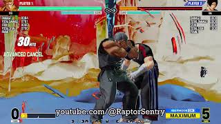 KOF XV Ryo TOD 100% 33 Hit Corner Combo (No Quick Max; No Blue Raw Max)