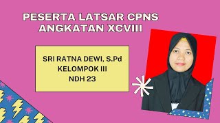 Sri Ratna Dewi, S.Pd - Ujian Rancangan Aktualisasi Peserta LATSAR CPNS Parigi Moutong Tahun 2022