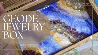 Easy Resin Geode Jewelry Box