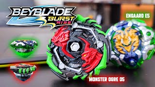 BAYBLADE BURST RISE / Monster Ogree y Engaard E5