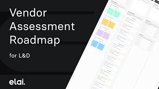 Vendor Assessment Roadmap Template for L&D