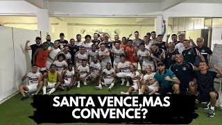 Santa vence na Estreia! comentário sobre o jogo,minha análise.