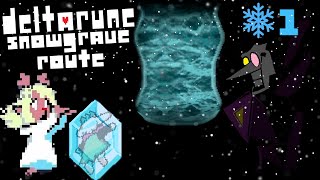 ❄️ This Girl Needs To Chill ❄️ teal tries: Deltarune - The Snowgrave Route (edited by Underfell)