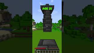 Minecraft How To Escape Traps At Different Ages😨(INSANE)😍 #minecraft #shorts