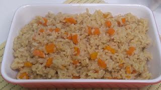 ARROZ INTEGRAL NA PANELA DE PRESSÃO - BEM SOLTINHO